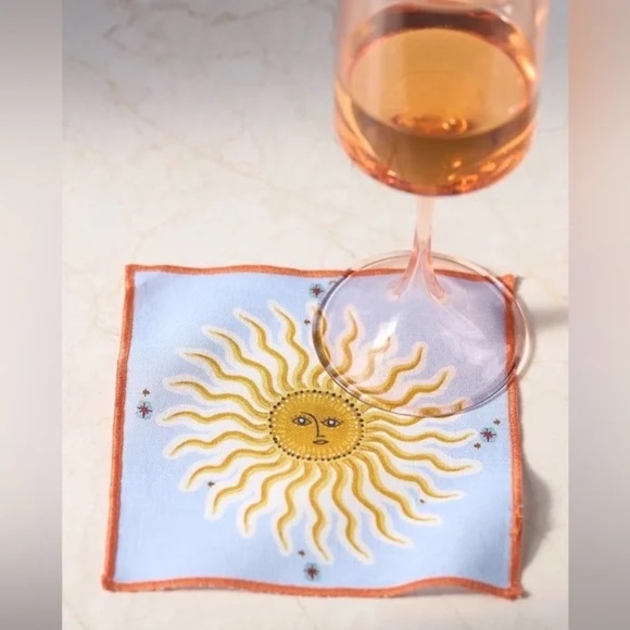 NWT Anthropologie Fortune Cocktail Napkins - Picture 1 of 2